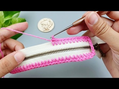 DIY Crochet Zipper Purse | How to Crochet Purse Bag With Zipper | Free Pattern | ViVi Berry DIY