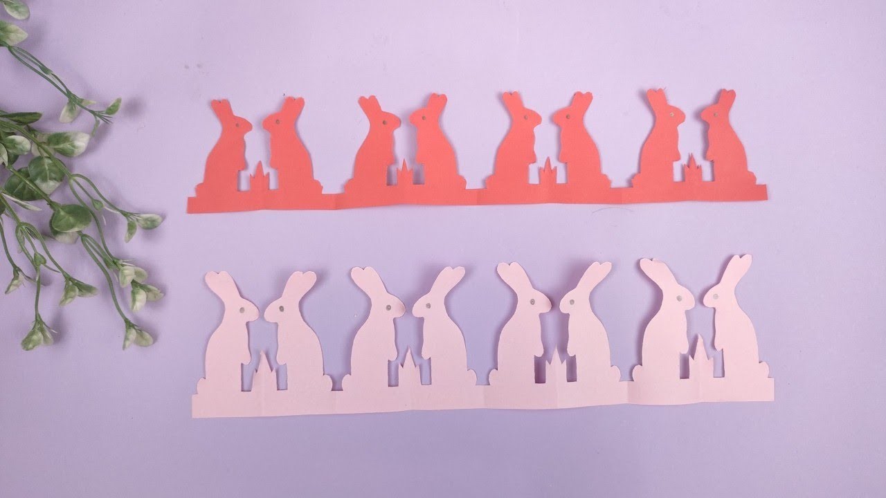 Cut Rabbits From Paper | DIY With Bee