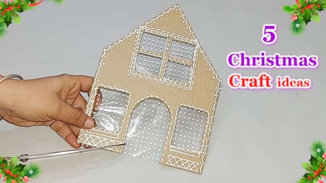 5 Economical Christmas Decoration idea with Simple material |DIY Affordable Christmas craft idea????104