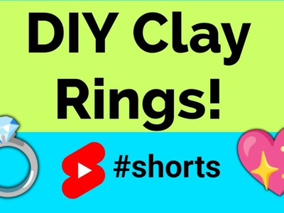 DIY Clay Ring ????✨ mouldit clay art #shorts #clay