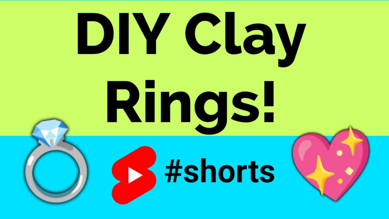DIY Clay Ring ????✨ mouldit clay art #shorts #clay