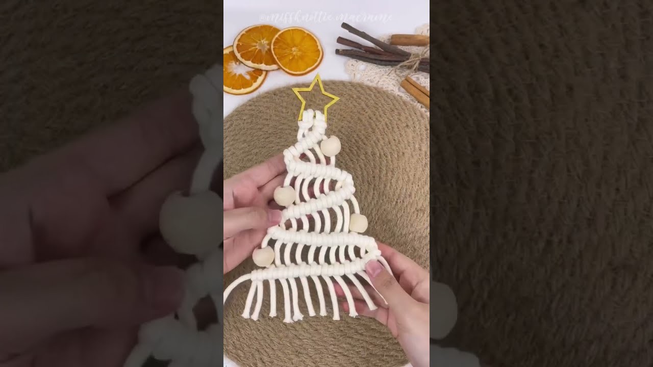 How To Make Macrame Christmas Tree