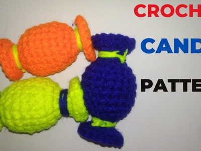 How to Crochet Amigurumi Candy.Free Pattern.Crochet Candies.Indu's Creation.How to Amigurumi Candies
