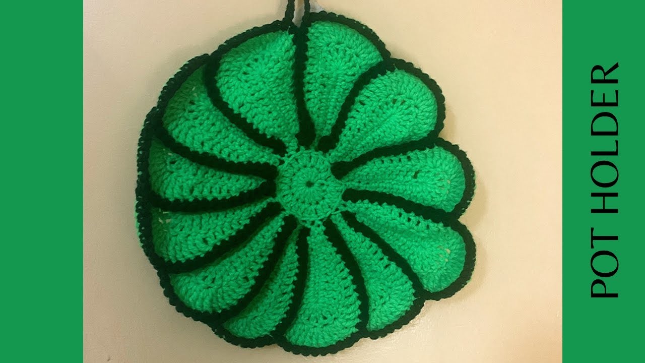 HOW TO CROCHET EASY AND UNIQUE POT HOLDER