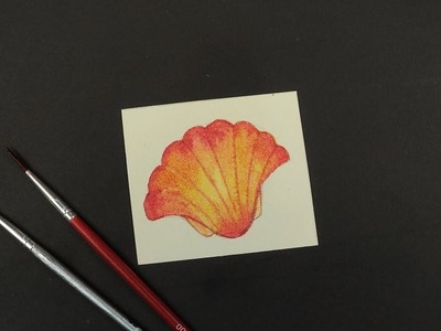 Draw Scallops With Watercolor | DIY With Bee