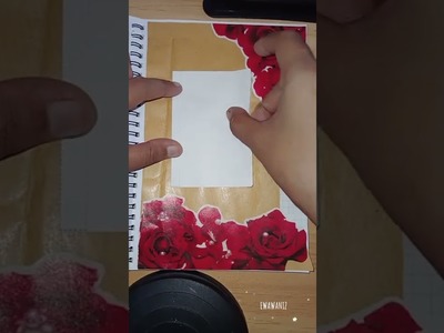 Scrapbooking with me | Red roses #shorts
