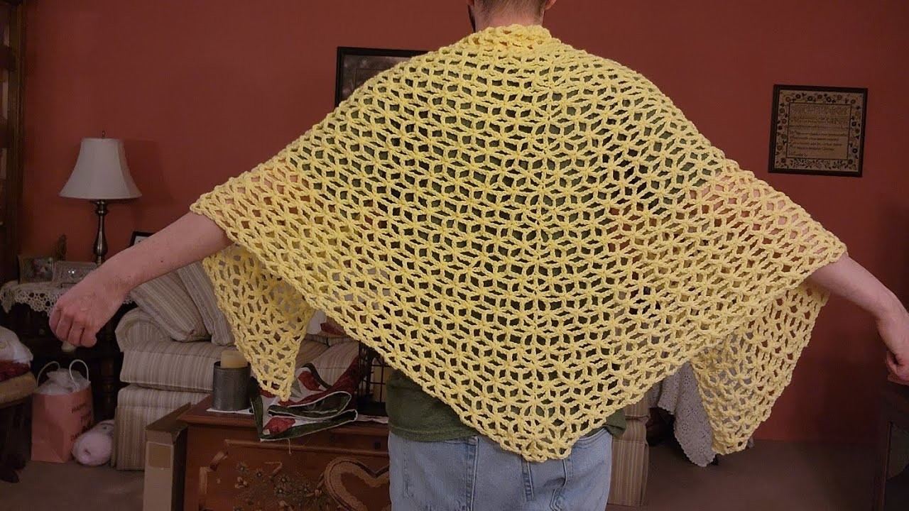 The Star Lace Shawl - Crochet Tutorial!