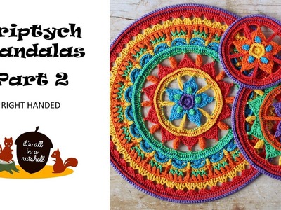 Triptych Mandalas Part 2 - Right Handed