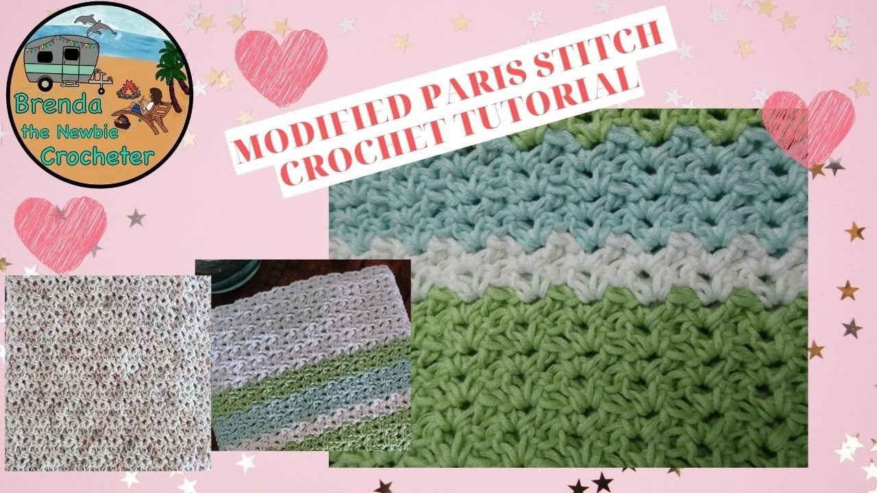 Modified Paris Stitch Crochet Tutorial for Beginners