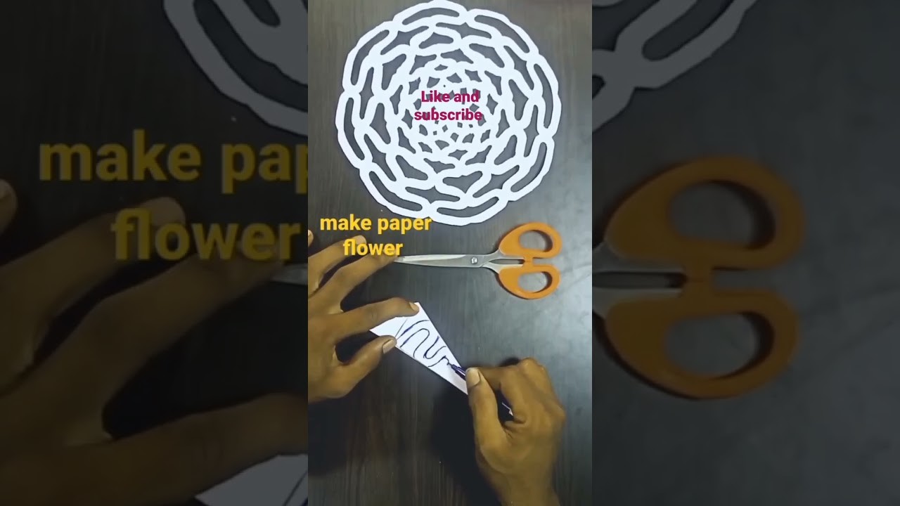 Easy paper craft||#shorts