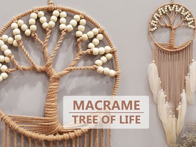 DIY Tutorial l How To Make a Macramé Tree of Life ? l Easy Step by Step