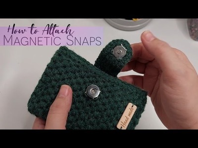 How to Sew the Magnetic Snaps