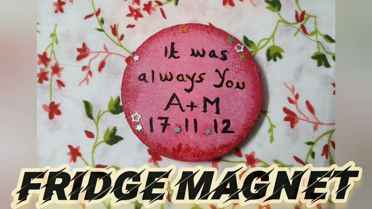 Anniversary Special Fridge Magnet| Wedding Anniversary Gifts #diy #gift #handmade #wedding