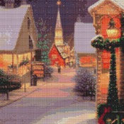 A Christmas Night Cross Stitch Pattern