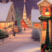A Christmas Night Cross Stitch Pattern