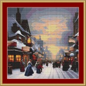 Winter Scene Cross Stitch Pattern
