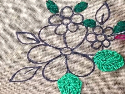 ???? Excellent hand embroidery work for tablecloth design, unique hand embroidery designs simple stitch