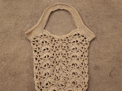 Part 2 - Cloister Shell Market Bag - Crochet Tutorial!