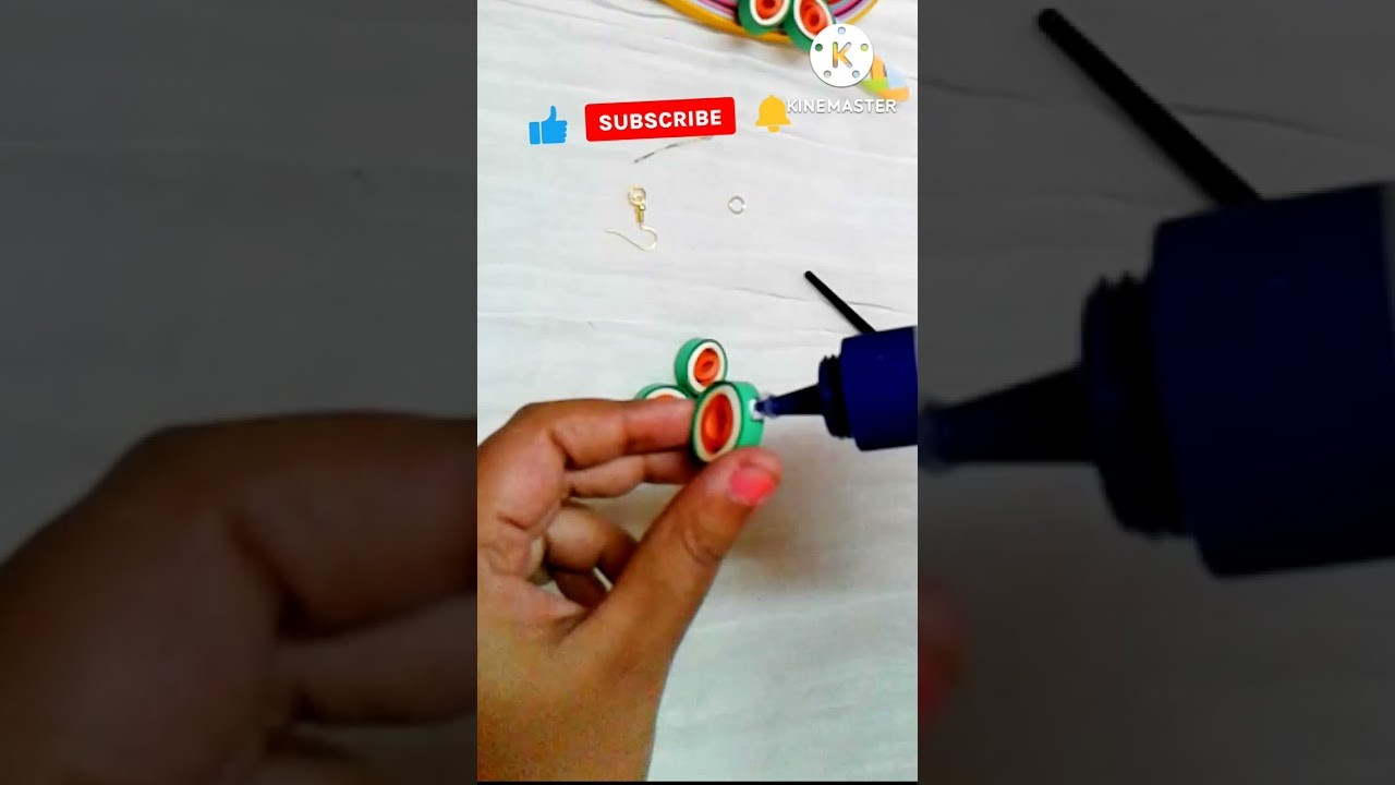 Earrings for independence day with paper#shorts #independence_day #crafts #viral