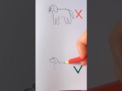 The CORRECT way to draw a dog, trending satisfying dog art