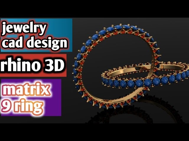 Eternity Ring Jewelry CAD Design Tutorial 3D Modeling with Rhino 3D