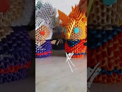 Figuras de Dragon ball de origami 3d