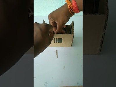 How to make cardboard house at home. simple house
