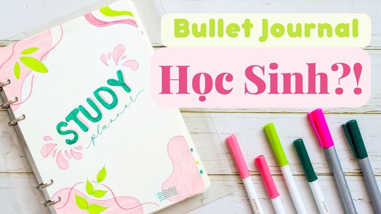 Plan With Me | Làm Bullet Journal Cho Học Sinh Đơn Giản Hiệu Quả | Bullet Journal For Student