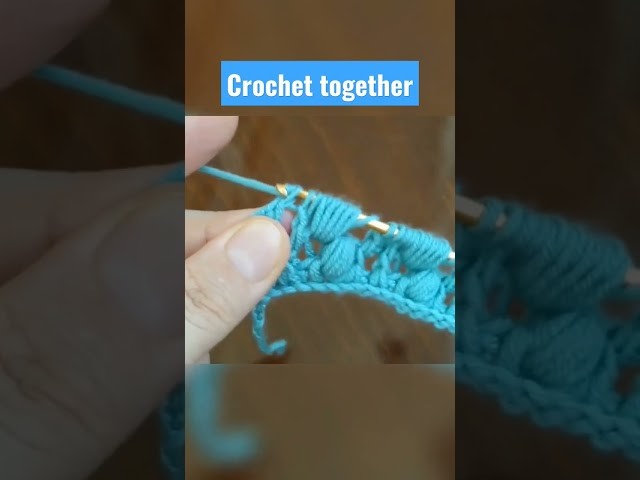 Crochet stitch.Let's do it!????