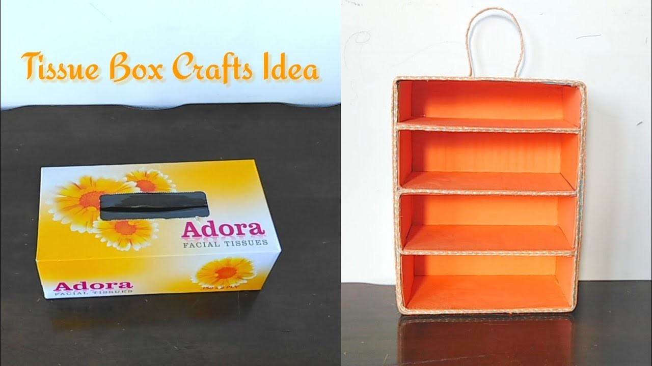 DIY Tissue Box Crafts Idea I Best Out of Waste I Organizer I Cardboard Box Crafts Idea