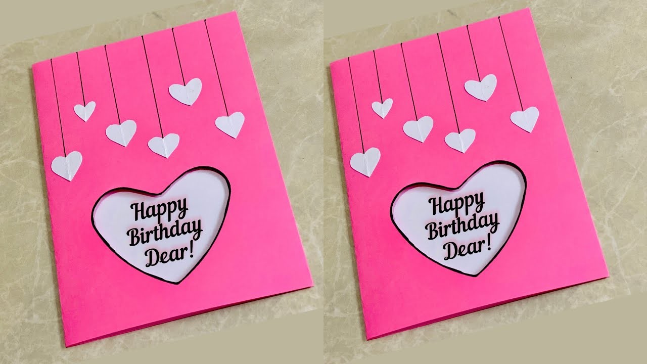 DIY-Best BIRTHDAY Card????| Beautiful Greeting card for Birthday????|#papercrafts #shorts #ytshorts #diy