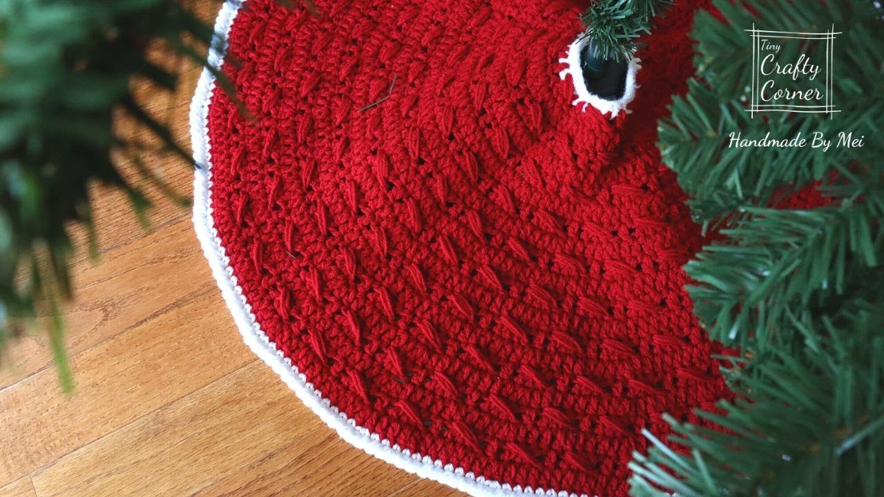 Crochet Christmas. Easy And Quick Christmas Tree Skirt Pattern
