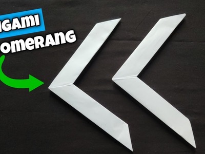 How To Make a Paper Boomerang - Easy Origami