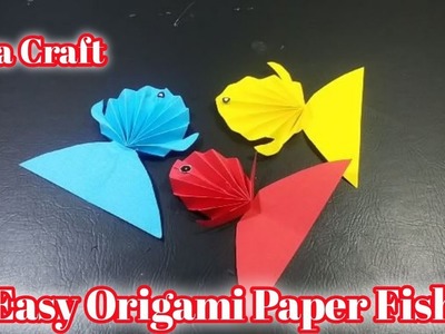 How To Make Paper Fish | Origami Fish | Fish Making With Paper | Paper Crafts | Afta Craft