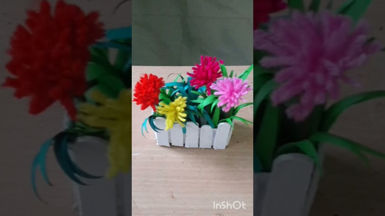 DIY mini flower vase #shorts