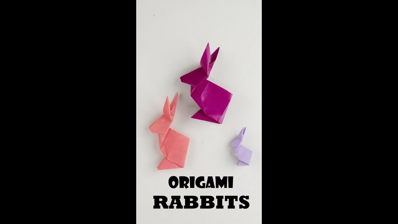 Origami RABBIT  || ORIGAMI CRAFT || YOUTUBE SHORTS