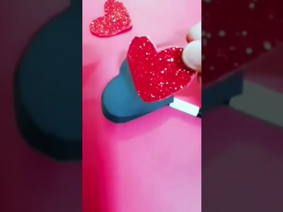Diy cute heart pen ❤❤