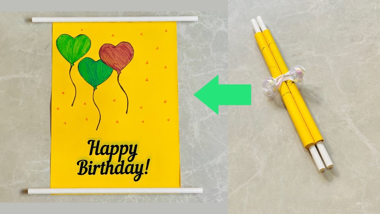 Beautiful BIRTHDAY Card????????| Best DIY Greeting Card | #shorts #short #viral #ytshorts #birthday #diy