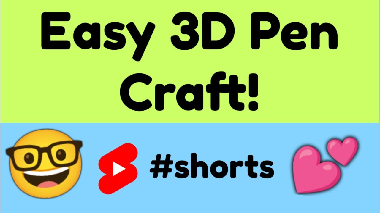 DIY 3D Pen Crafts ???????? #shorts