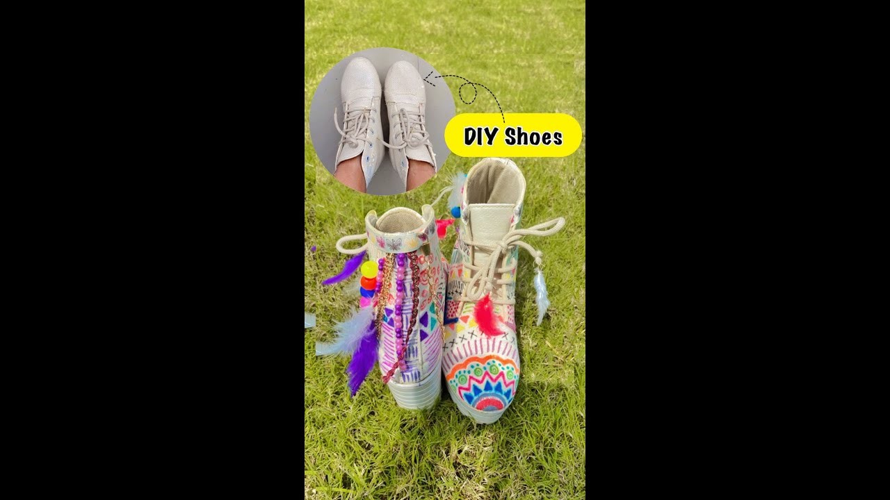DIY Shoes ???? #crafteraditi #youtubepartner #shorts #youtubeshorts #diy #footwear @CrafterAditi