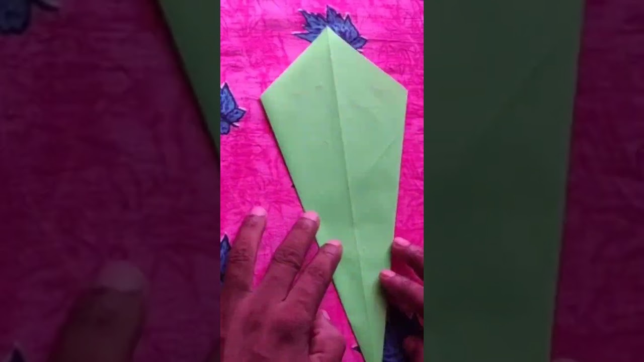 Haw to make a paper origami duck