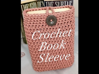 Cricket's Crochet Book Sleeve Tutorial