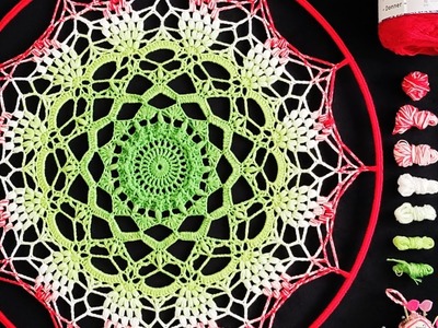 Crochet Mandala Tutorial - Mandala Magic Art | Part 3. 3