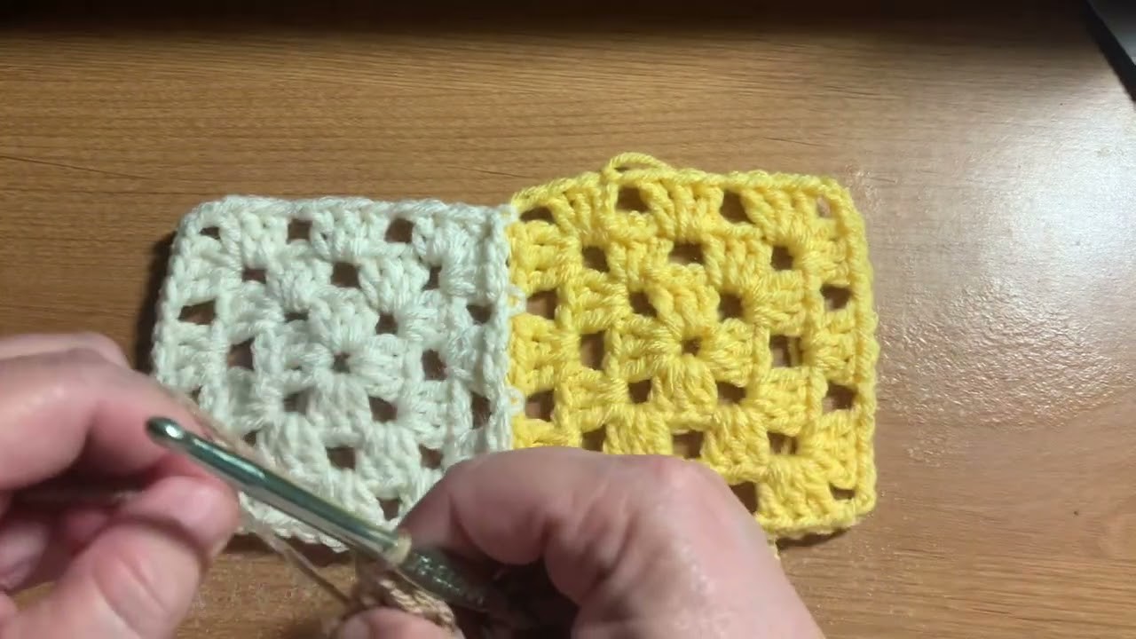 Crochet Tutorial: Join As You Go Granny Squares