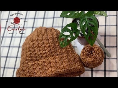 Easy Crochet Beanie Hat ???? ( Burmese Version)????