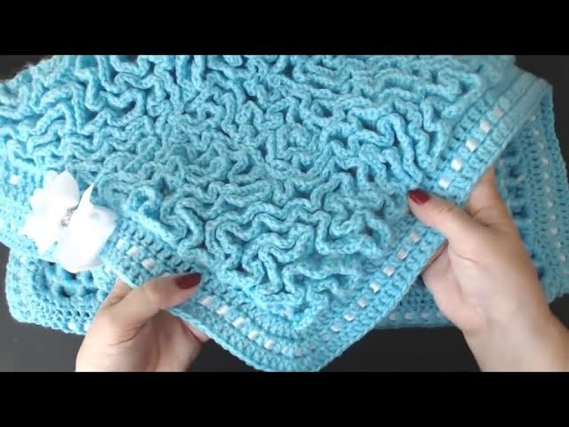 Easy Crochet. The FAMOUS Wriggle Blanket. AMAZING FUN for scrap yarn #crochet