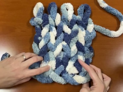 Finger-Knit Scarf