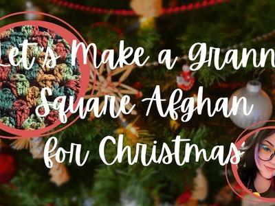 How to Make a Granny Square Afghan for Beginner's #crochettutorial  #christmasasmr #grannysquare