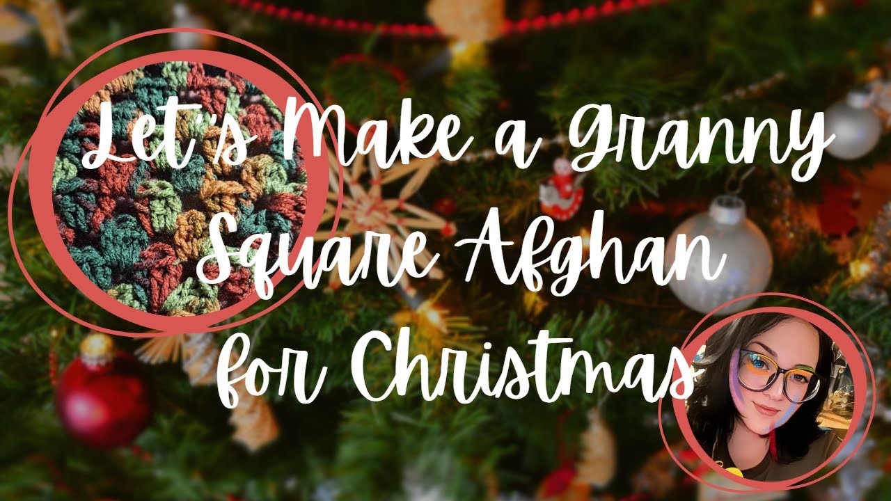 How to Make a Granny Square Afghan for Beginner's #crochettutorial  #christmasasmr #grannysquare