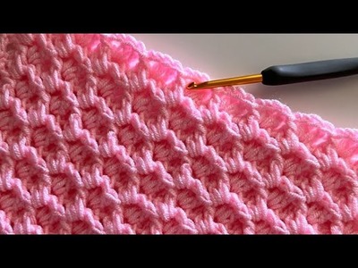 INCREDIBLE !???????????? Easy Crochet Baby Blanket Pattern for Beginners. SUBTITLES
